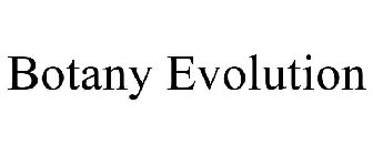 BOTANY EVOLUTION