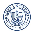 KEISER UNIVERSITY COLLEGE OF GOLF