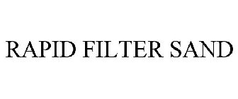 RAPID FILTER SAND