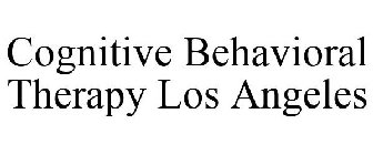 COGNITIVE BEHAVIORAL THERAPY LOS ANGELES