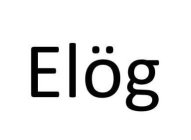 ELÖG