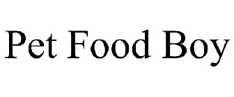 PET FOOD BOY