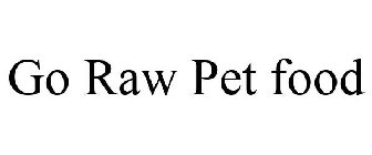 GO RAW PET FOOD