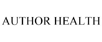 AUTHOR HEALTH