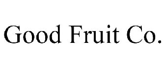 GOOD FRUIT CO.