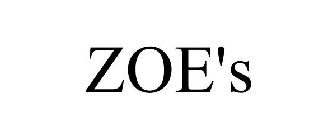 ZOE'S