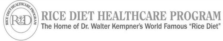 RICE DIET HEALTHCARE PROGRAM RD RICE DIET HEALTHCARE PROGRAM THE HOME OF DR. WALTER KEMPNER'S WORLD FAMOUS 