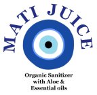MATI JUICE ORGANIC SANITIZER WITH ALOE & ESSENTIAL OILS