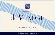 DEPUIS 1837 DE VENOGE CORDON BLEU BRUT À ÉPERNAY FRANCE