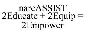 NARCASSIST 2EDUCATE + 2EQUIP = 2EMPOWER