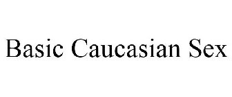 BASIC CAUCASIAN SEX