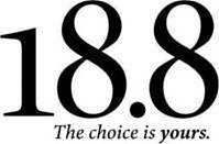 18.8 THE CHOICE IS YOURS.