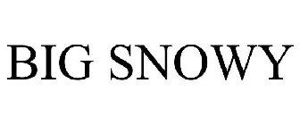 BIG SNOWY