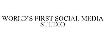 WORLD'S FIRST SOCIAL MEDIA STUDIO