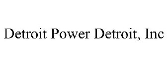 DETROIT POWER DETROIT, INC