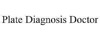 PLATE DIAGNOSIS DOCTOR