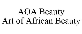 AOA BEAUTY ART OF AFRICAN BEAUTY