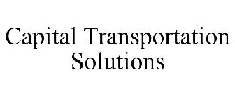 CAPITAL TRANSPORTATION SOLUTIONS