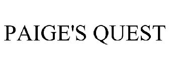 PAIGE'S QUEST