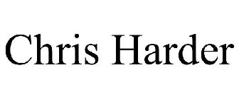CHRIS HARDER