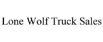 LONE WOLF TRUCK SALES