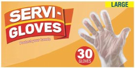 SERVI-GLOVES PROTECT YOUR HANDS 30 GLOVES LARGE