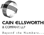 EC CAIN ELLSWORTH & COMPANY, LLP BEYOND THE NUMBERS . . .