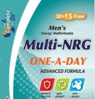 MEN'S ENERGY MULTIVITAMIN MULTI-NRG ONE DAILY ADVANCED FORMULA IMMUNITY BOOSTER ANTI-OXIDANT ANTI-FATIGUE FROM A COMPLETE TO ZN+ 30+15 FREE