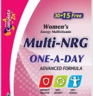 WOMEN'S ENERGY MULTIVITAMIN MULTI-NRG ONE DAILY ADVANCED FORMULA IMMUNITY BOOSTER ANTI-OXIDANT ANTI-FATIGUE FROM A COMPLETE TO ZN+ 30+15 FREE
