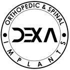 ORTHOPEDIC & SPINAL DEXA IMPLANTS