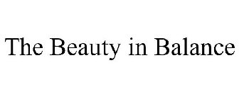 THE BEAUTY IN BALANCE