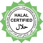 THE GLOBAL IMAMS COUNCIL THE SUPREME HALAL COUNCIL BLESSINGS PEACE TRANSPARENCY WWW.SUPEMEHALALCOUNCIL.COM HALAL CERTIFIED