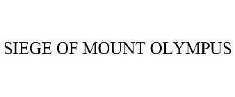 SIEGE OF MOUNT OLYMPUS
