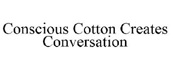 CONSCIOUS COTTON CREATES CONVERSATION