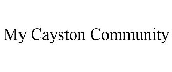 MY CAYSTON COMMUNITY