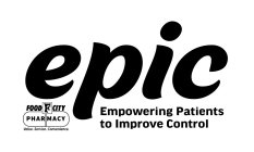 EPIC EMPOWERING PATIENTS TO IMPROVE CONTROL FOOD FC CITY PHARMACY VALUE. SERVICE. CONVENIENCE.