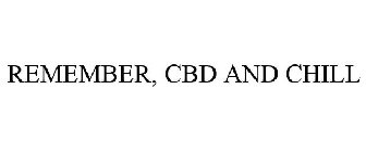 REMEMBER, CBD AND CHILL