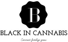 B BLACK IN CANNABIS CONNECT FERTILIZE GROW