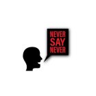 NEVER SAY NEVER
