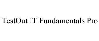 TESTOUT IT FUNDAMENTALS PRO