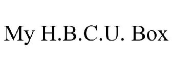 MY H.B.C.U. BOX