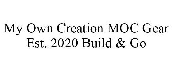 MY OWN CREATION MOC GEAR EST. 2020 BUILD & GO