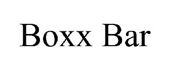 BOXX BAR