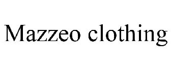 MAZZEO CLOTHING
