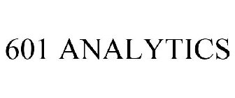 601 ANALYTICS