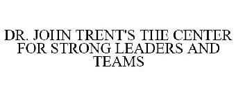 DR. JOHN TRENT'S THE CENTER FOR STRONG LEADERS AND TEAMS