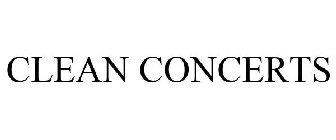 CLEAN CONCERTS