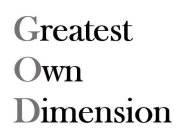 GREATEST OWN DIMENSION