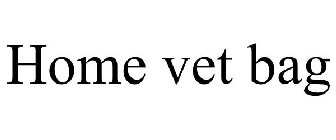 HOME VET BAG