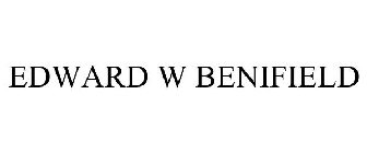 EDWARD W BENIFIELD